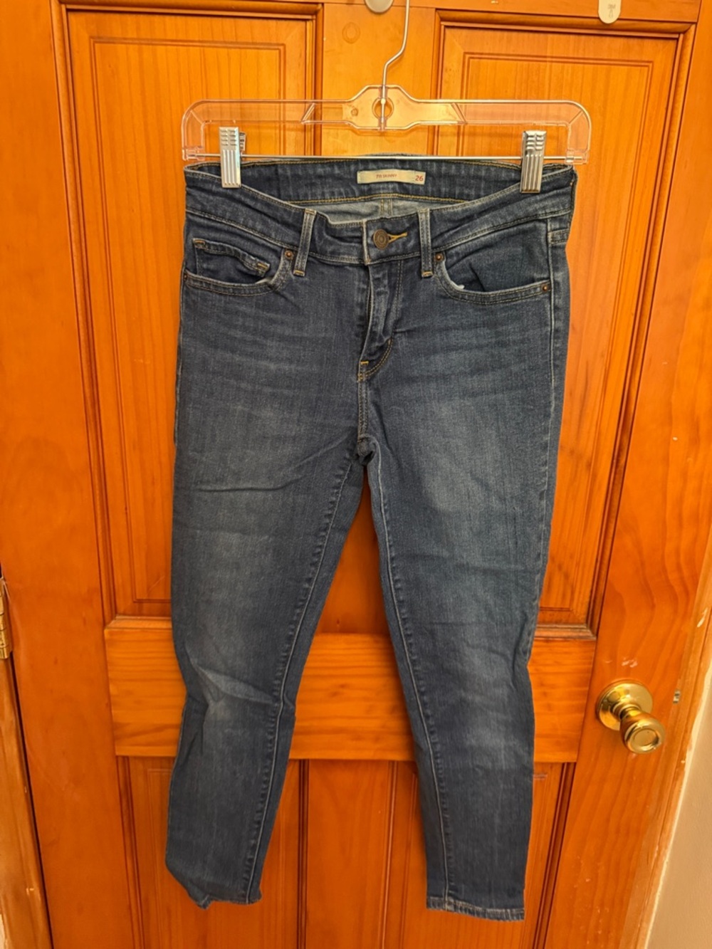 Dark Blue Women's Stretch Skinny Jeans
